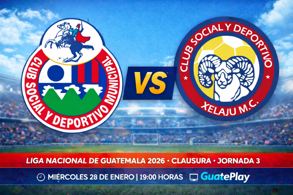 ⚽ Municipal vs Xelajú en vivo: cómo seguir la Liga de Guatemala 2026