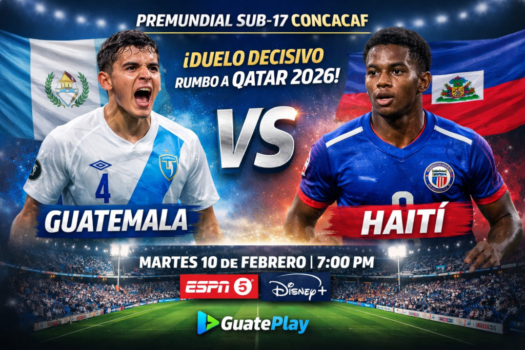 Guatemala vs Haití en vivo: horario y dónde ver el Premundial Sub-17 de Concacaf hoy