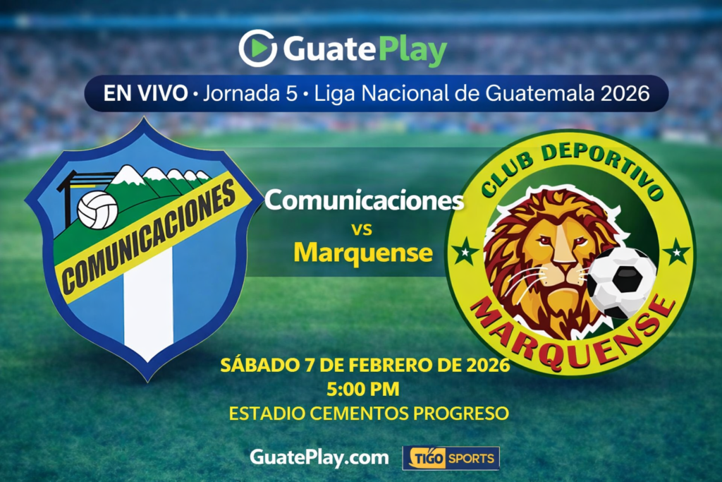 Comunicaciones vs Marquense: un duelo directo por la permanencia en la Liga Nacional 2026