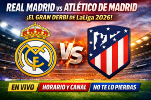 🔴 Real Madrid vs Atlético de Madrid EN VIVO: horario, canal y cómo ver el derbi de LaLiga 2026Real Madrid Vs Ateltico De Madrid