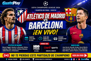 ⚽ Atlético de Madrid vs Barcelona EN VIVO: horario y dónde ver la Champions League 2026